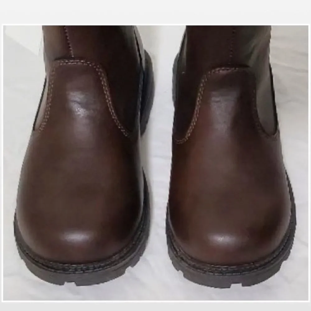 New Brown Boots Kid Boy Western Shoes